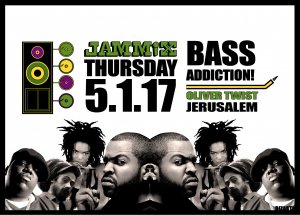Bass Addiction // Thursday 5.1 Jammix - Jerusalem רגאיי חמישי בירושלים @ אוליבר טוויסט | ירושלים | מחוז ירושלים | ישראל